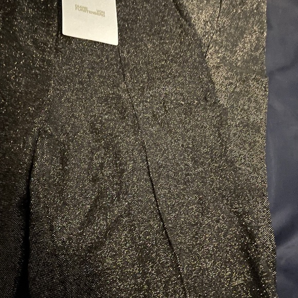 Diane Von Furstenburg High Waisted Pleat Front Pants in Black - Sz 8 - Picture 4 of 10